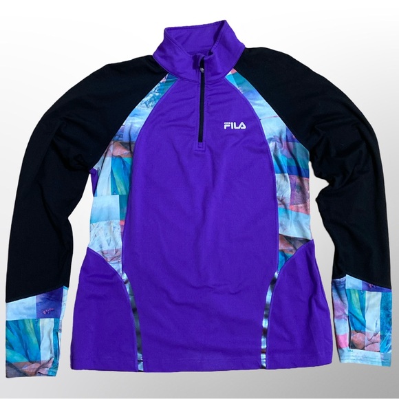 90s inspired Fila Sports Sweater - Picture 1 of 5